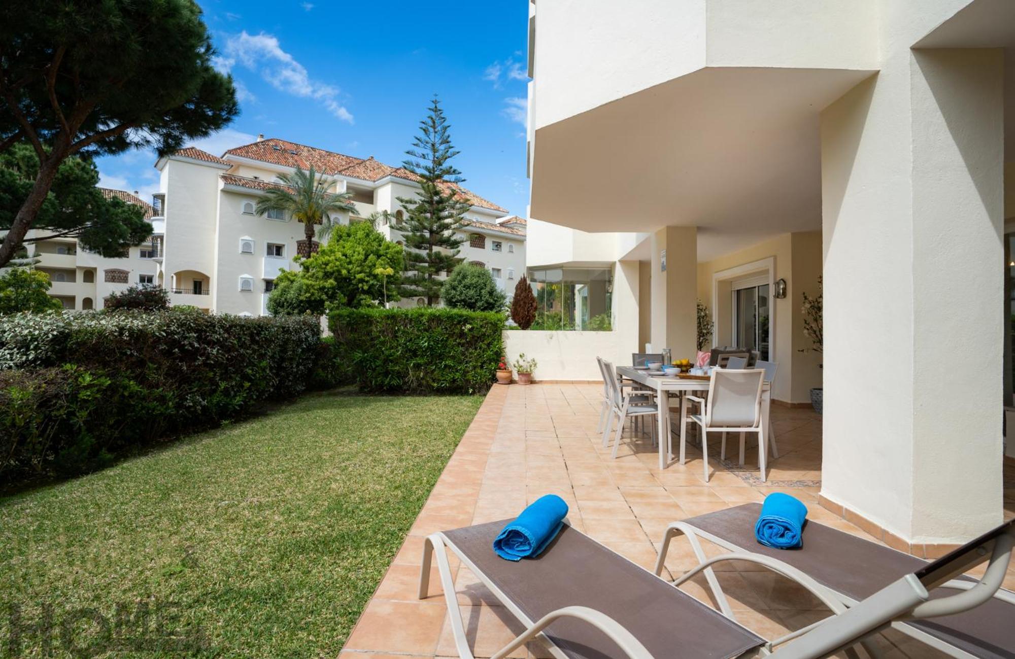 Hacienda Playa Elviria 300 M Playa,Jardin , 2 Hab ,Marbella Apartment Exterior foto