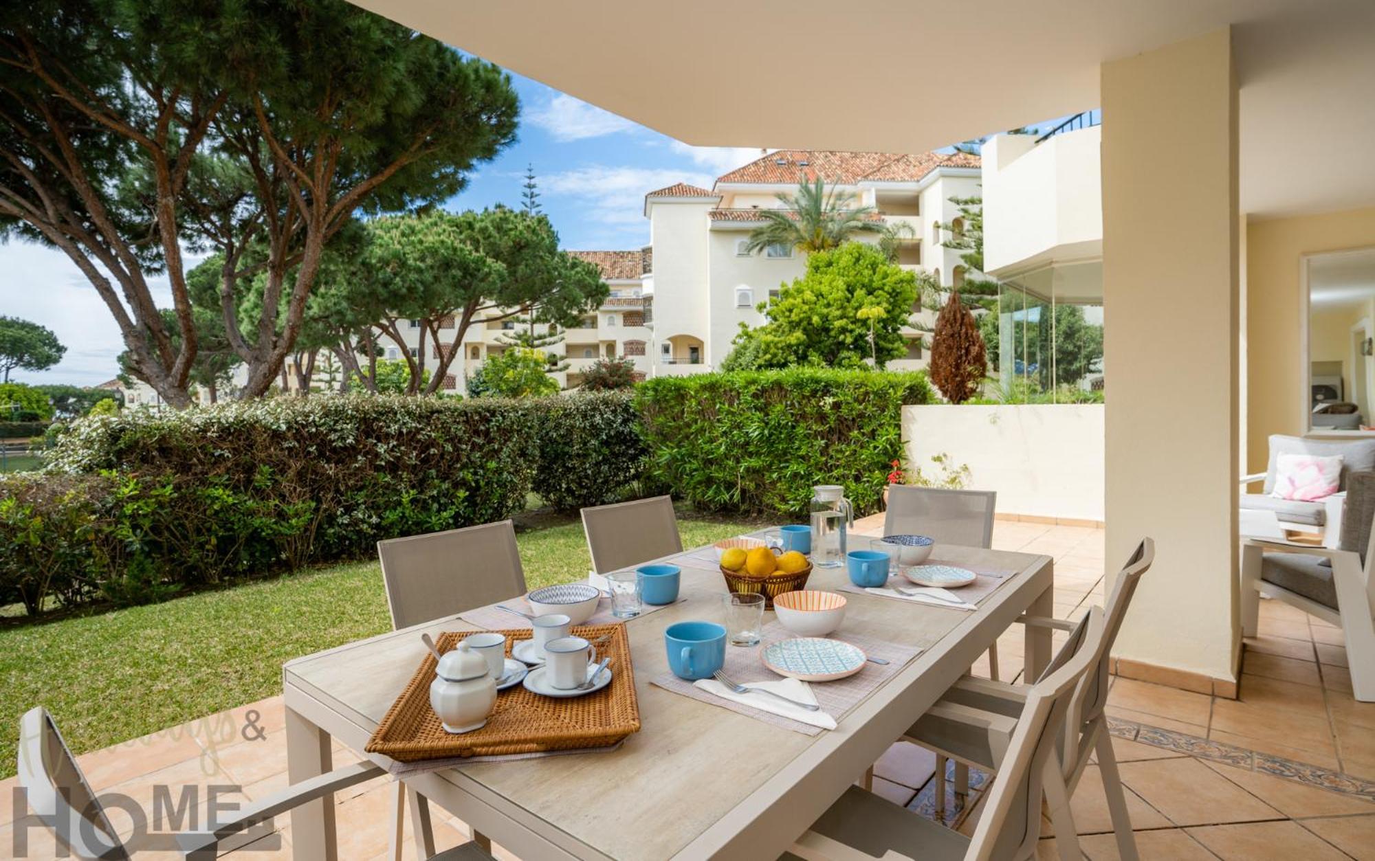 Hacienda Playa Elviria 300 M Playa,Jardin , 2 Hab ,Marbella Apartment Exterior foto